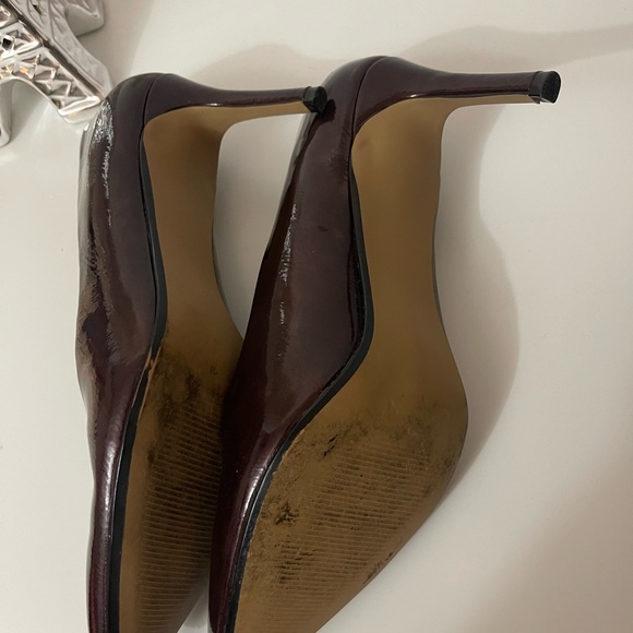 Burgundy heels, excellent conditions, heel 8” - Picture 4 of 5